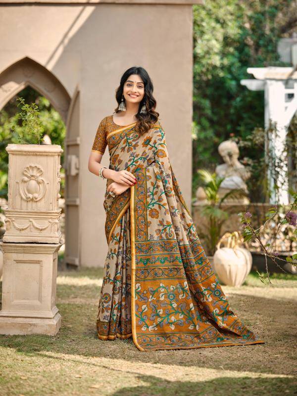 Lakhani kalamkari art  Wholesale sarees online